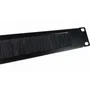 Phasak Panel Guía de Cables con Cepillo 1U Negro PA 1901